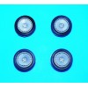 Wheels + tires + ventilators ( tarmac set ) / 4 pcs - MG Metro 6R4